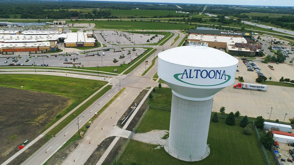 Local landmark in Altoona, Iowa near the homes served by NeatNest cleaning services